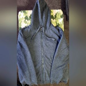 Charcoal Sherpa Hooded Jacket